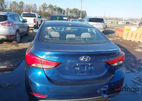 2016 Hyundai Elantra Se from USA, damaged, VIN 5NPDH4AE8GH701099
